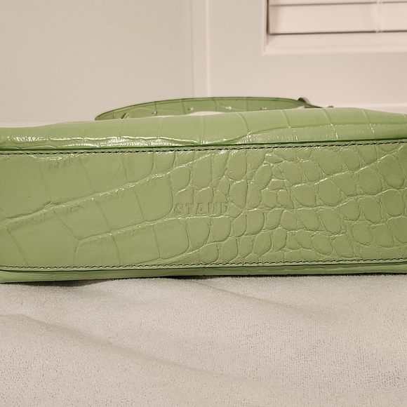 STAUD Scotty bag - Croc Embossed in Agave (light green) - Picture 5 of 10